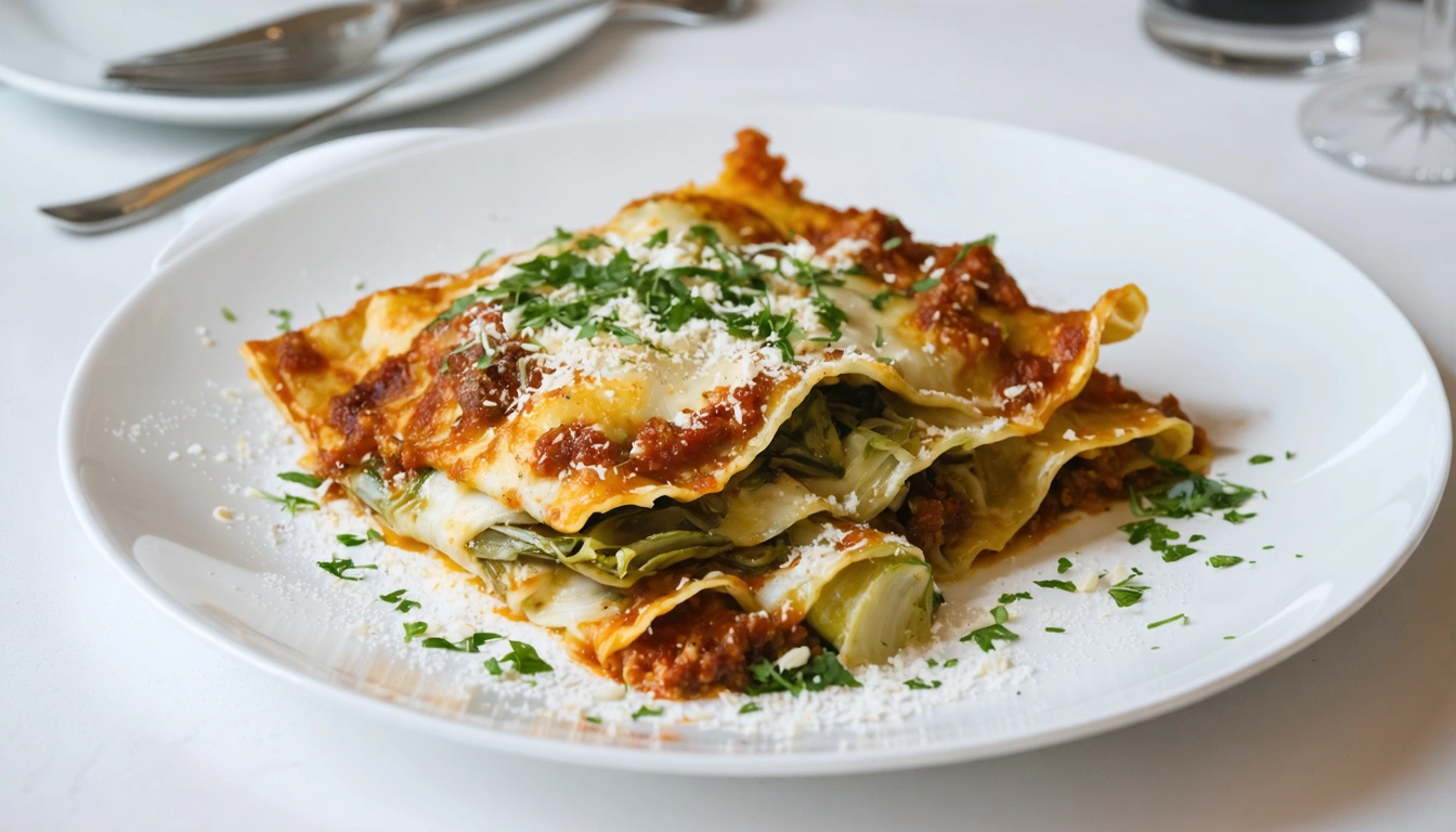 Lasagnette con carciofi